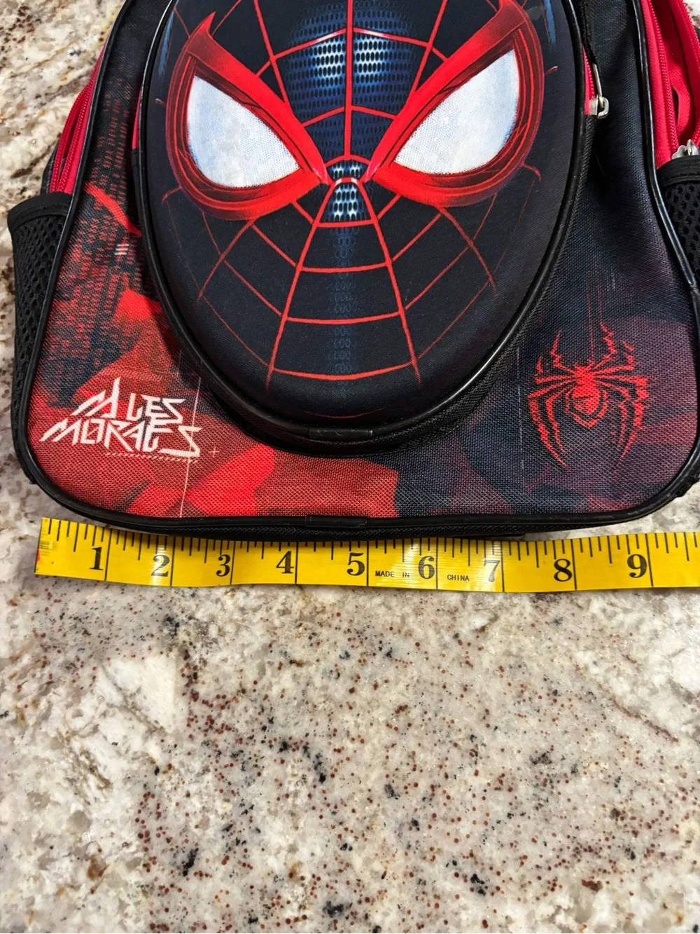 Marvel Miles Morales Spider-Man Kids Backpack in Black and Red
